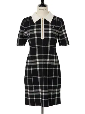 Her lip to Trois Logo Knit Mini Dress