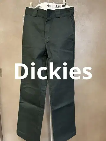 Dickies 874 오리지널 핏 치노 팬츠 그린 28/475