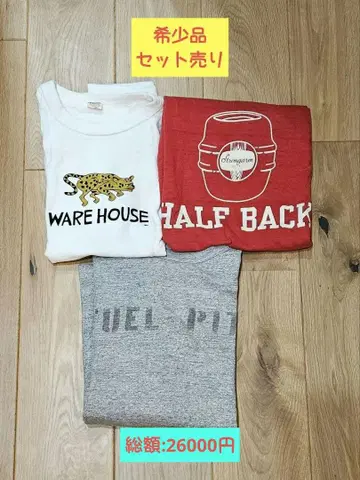 WAREHOUSE john gluckow 티셔츠 세트 판매