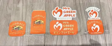 Mrs. GREEN APPLE 킬링굿에일 스티커 컴플리트