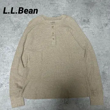 새상품급 L.L.Bean 헨리넥 써멀 래글런 M 베이지 계열