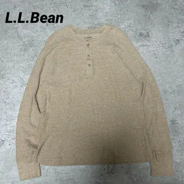 새상품급 L.L.Bean 헨리넥 써멀 래글런 M 베이지 계열