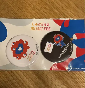 Lemino MUSIC FES 캔뱃지 2개 세트