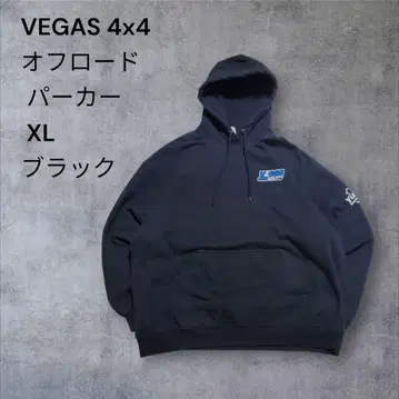 VEGAS 4x4 오프로드 후드티 XL 블랙 구제 의류