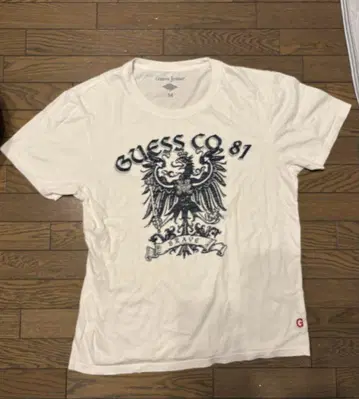 Guess Jeans 화이트 T셔츠 M