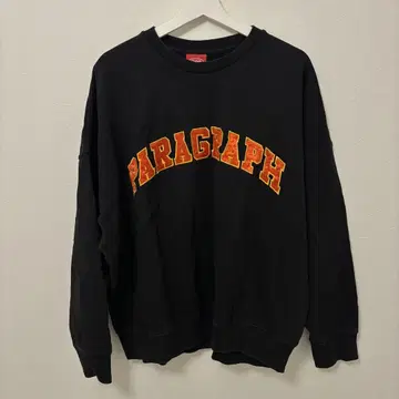Paragraph 블랙 맨투맨 트레이닝복