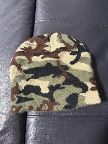 카모플라쥬 니트 모자