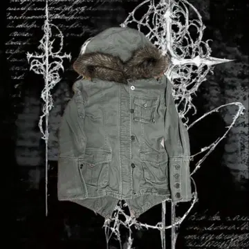 y2k 기믹 퍼 모즈 코트 wild party 헤이세이 그런지
