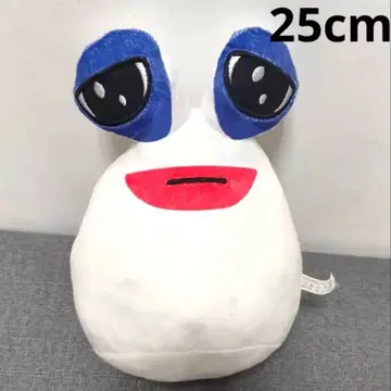 pou 포우 포우 푸 봉제 인형 화이트&블루