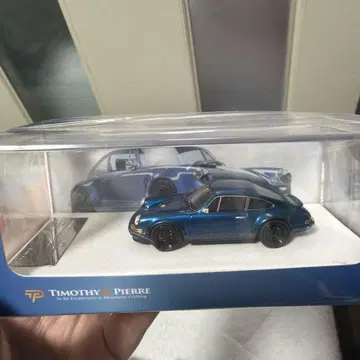 TIMOTHY & PIERRE 포르쉐 미니카 1/64 메탈릭 블루