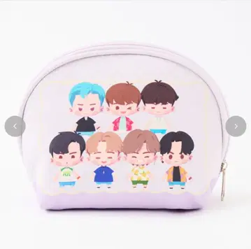 인 더 썸 BTS Island 라운드 파우치 방탄 방탄소년단