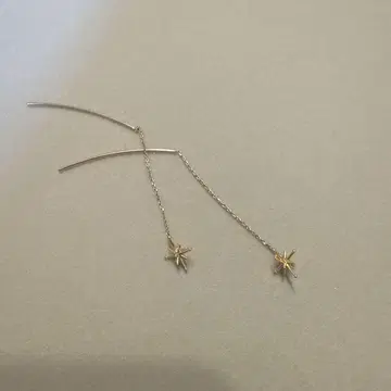 STAR JEWELRY 스타 주얼리 귀걸이 별 모티브 체인 타입