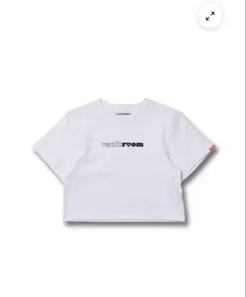 VAULTROOM HEART LOGO CROPPED TEE / WHT