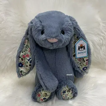 jellycat 미디움 블라썸 더스키 블루 버니 토끼