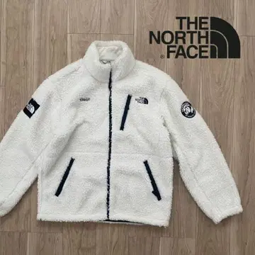 THE NORTH FACE 플리스 자켓 크림색