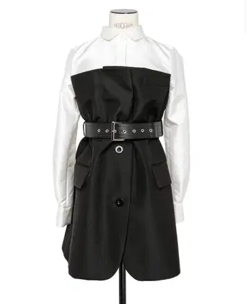 사카이 SACAI 22AW 자켓 도킹 블라우스 드레스