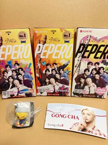 Pepero 홍콩 Straykids Felix 가챠 Gong cha