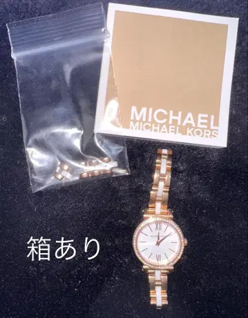 MICHAEL KORS 손목시계 골드 화이트