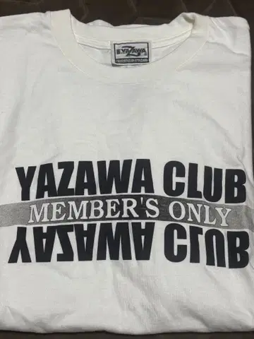 YAZAWA CLUB MEMBER'S ONLY 셔츠