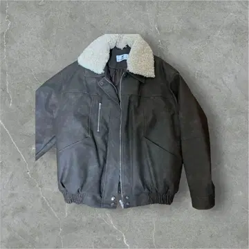 orun Leather Fur Jacket XL