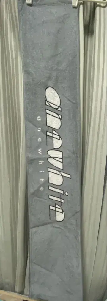 anewhite 로고 타월 그레이