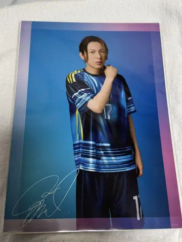 액터즈 리그 풋살 키타조노 료 A4 디지털 사인 브로마이드