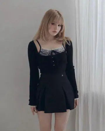 andmary Brenda lace knit set