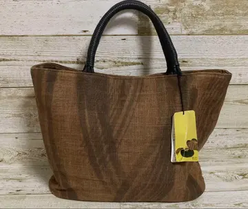 가격 인하 만엽사 감즙 염색 백 일본제 화