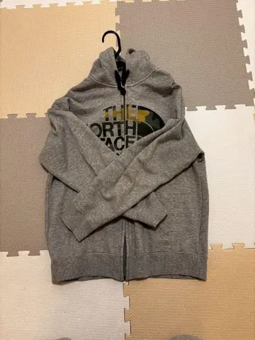 THE NORTH FACE 그레이 풀 집업 후드티 카모플라주 카모플라쥬