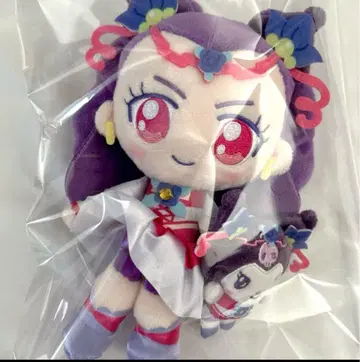 Yes! 프리큐어 5 GoGo 산리오 봉제 인형 밀키 로즈 x 쿠로미