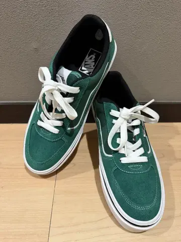 가격 인하!! Vans 그린 스웨이드 스니커즈
