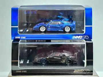 1 / 2 한정판 LBWK Mini GT F40 체이스 사인 포함 2세트