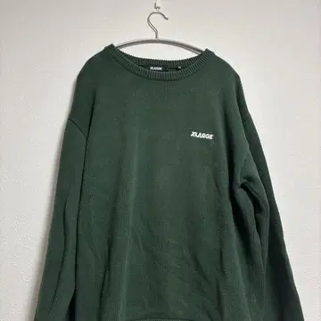 XLARGE 그린 크루넥 니트 L 사이즈