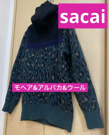 8만 7천 sacai 사카이 알파카 모헤어 울 니트 풀오버