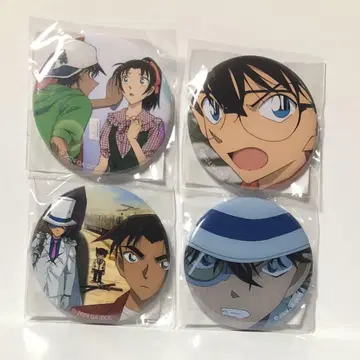 명탐정 코난 코난 플라자 백만 달러의 오릉성 장면 사진 캔뱃지 4종 세트