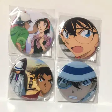 명탐정 코난 코난 플라자 백만 달러의 오릉성 장면 사진 캔뱃지 4종 세트