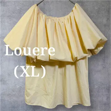[ 새상품 ] Louere 볼륨 오프숄더 블라우스 아이보리 M