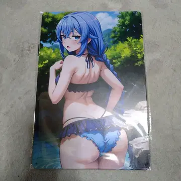 무직전생 록시 양철 간판 알루미늄제 20 x 30cm 메탈 월 아트