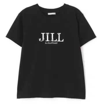 질 바이 질 스튜어트 JILLSTUART 비쥬 로고 반팔 T셔츠