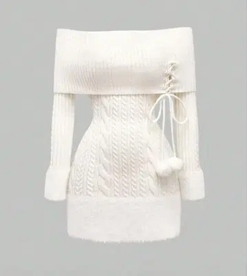 SHEIN 오프숄더 원피스 상의 S