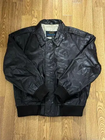 90s 빈티지 A2 타입 가죽 자켓 천연 가죽 M 사이즈