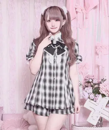 모듬 프릴 콤비네존 Pal elfy 프릴 리본 셋업