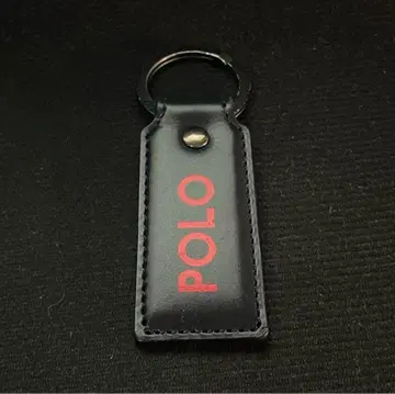 POLO 랄프 로렌 로고 키링 네이비 x 레드