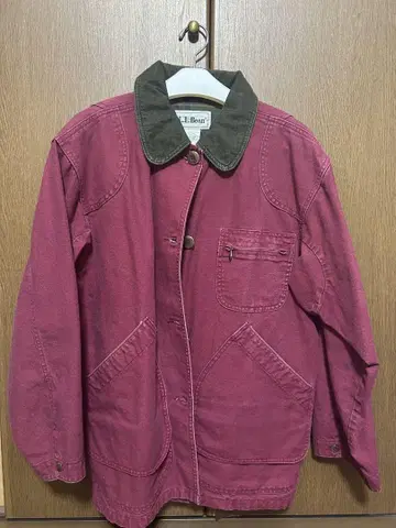 L.L.Bean 빨간색 코튼 자켓 M