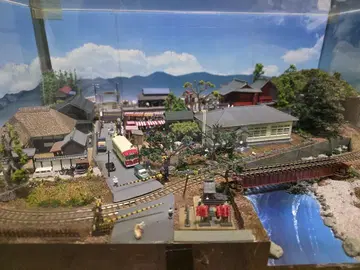 N 게이지 철도 모형 풍경 재현 포함