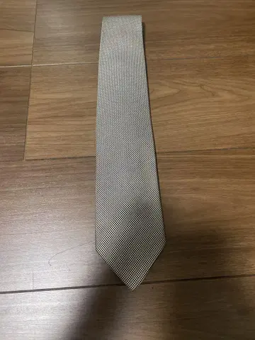 피에르 가르뎅 실크 체크 무늬 넥타이
