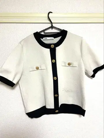 ZARA 인기 숏 슬리브 스웨터 가디건