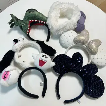 디즈니&USJ 모자 머리띠 세트