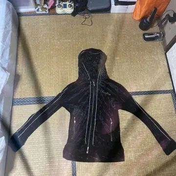xfrm 벨벳풍 블랙 후드티