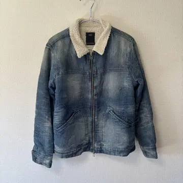 AZUL by moussy 데님 자켓 보아 안감 아우터 여성용
